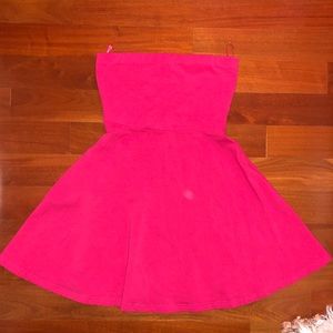 Express strapless dress